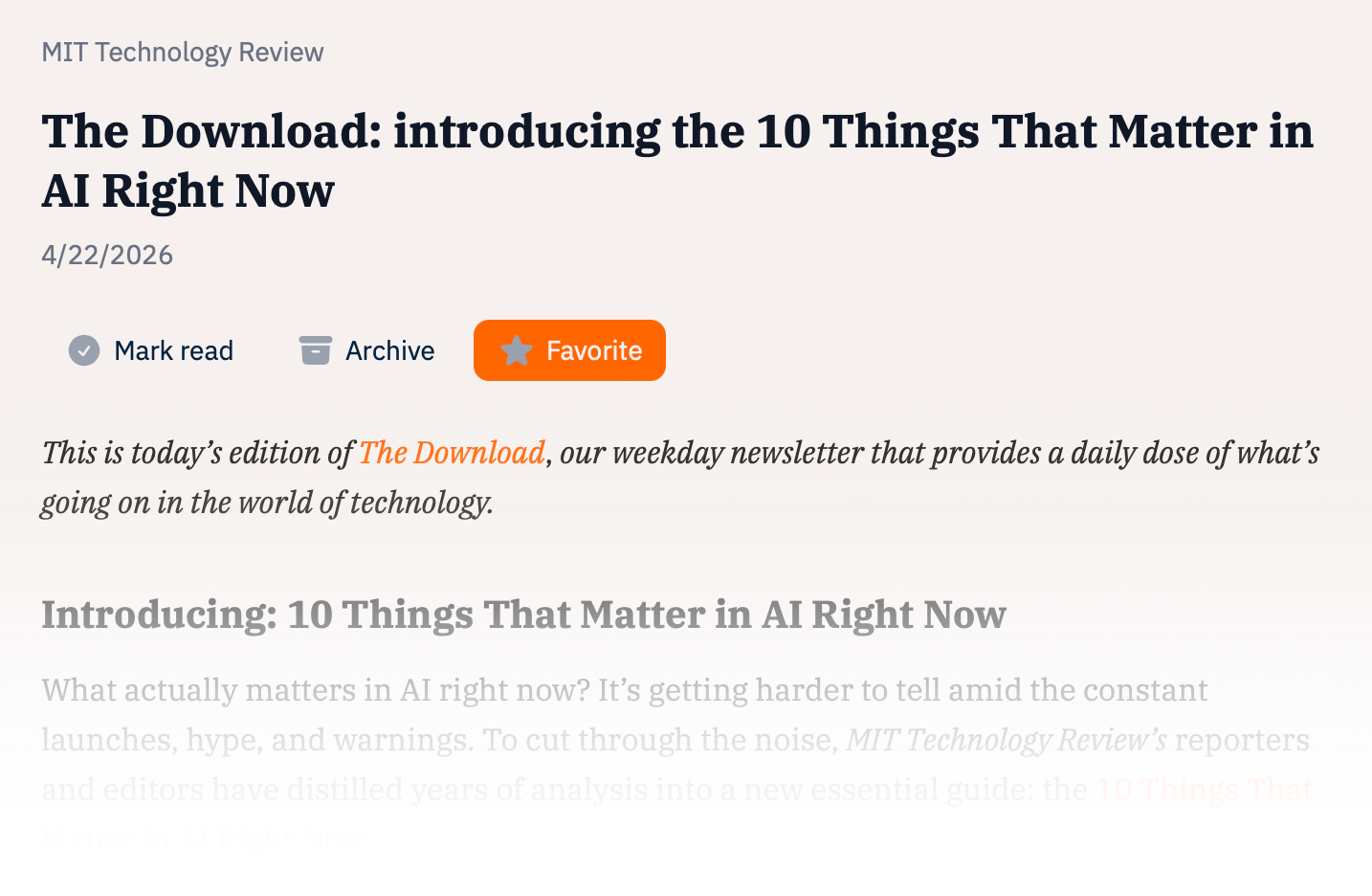 Reading tools